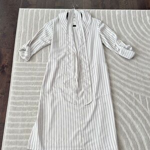 Elegant Striped Long Sleeve coat